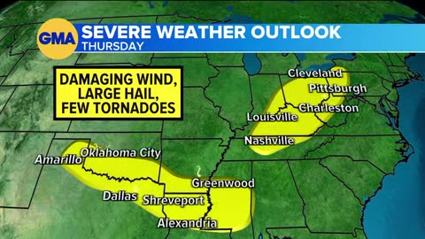 30 million Americans in path of severe weather outbreak