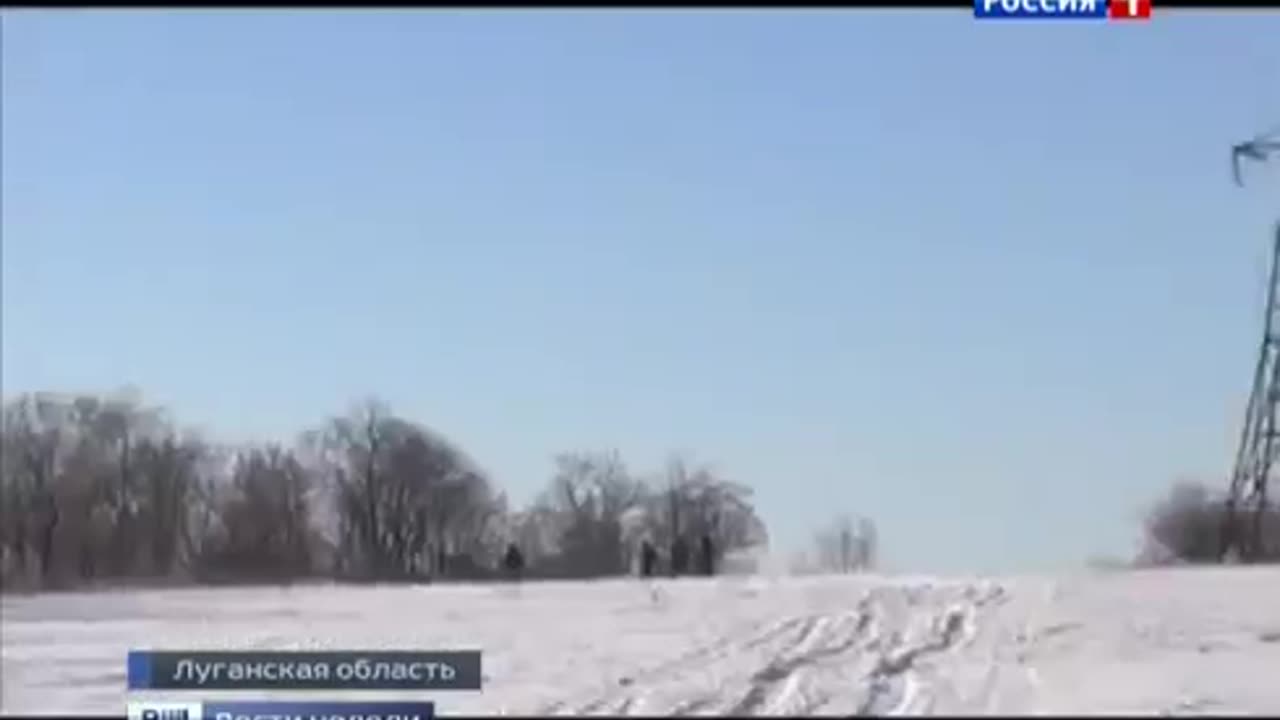 Мина точно попала в ополченцев 25 01 2015