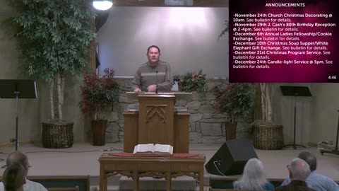 “Daniel was Thankful” Daniel 6:1-10 FBC Fowler CO 11/23/25