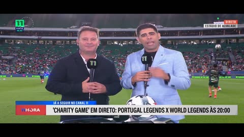 Portugal Legends vs World Legends - Legends Charity Game 2025 livestream