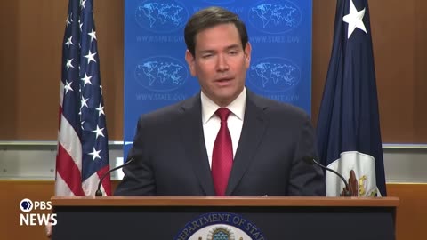 Marco Rubio Presser