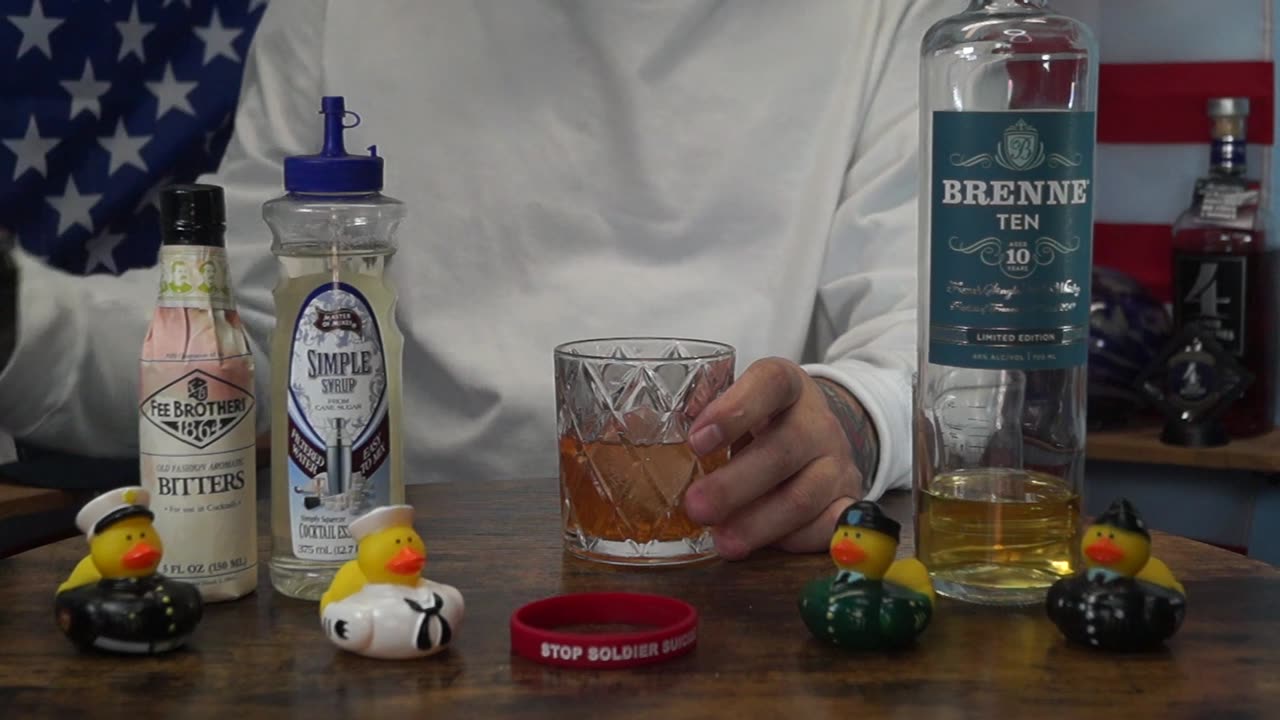 John Pierson - Brenne 10 yr French Single Malt Old Fashioned