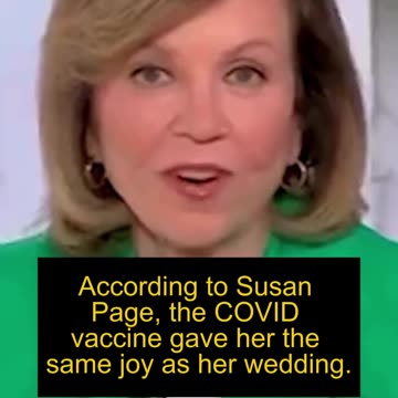 Susan Page Compares COVID Vaccine to Her Wedding: The New Idolatry of Progressivism