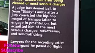 #Diddy , guilty of transporting prostitutes, but