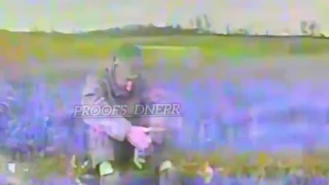 The video shows the murder of an unarmed, unarmored and even unlaced Russian soldier, probably a prisoner. Are they training FPV operators?