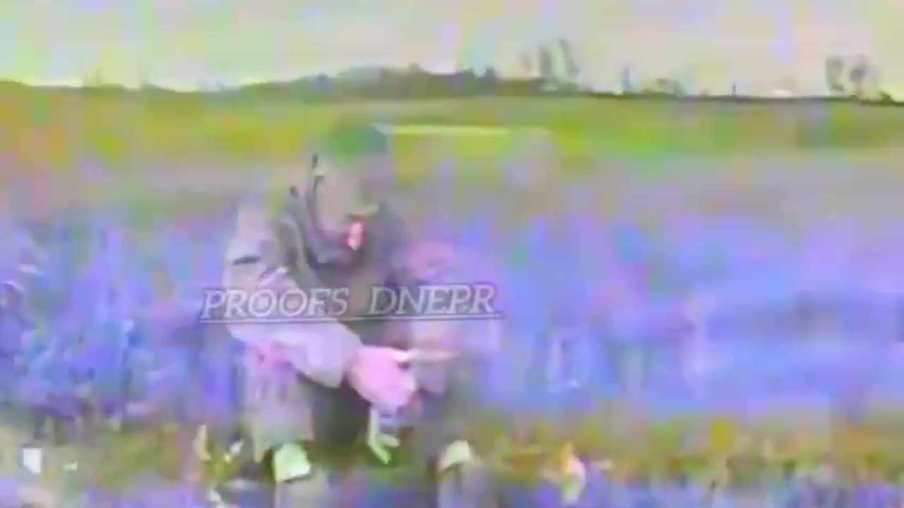 The video shows the murder of an unarmed, unarmored and even unlaced Russian soldier, probably a prisoner. Are they training FPV operators?