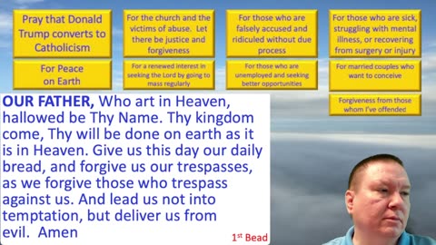 Mary's Daily Live Holy Rosary Prayer at 8:00 p.m. EDT 06/27/2025