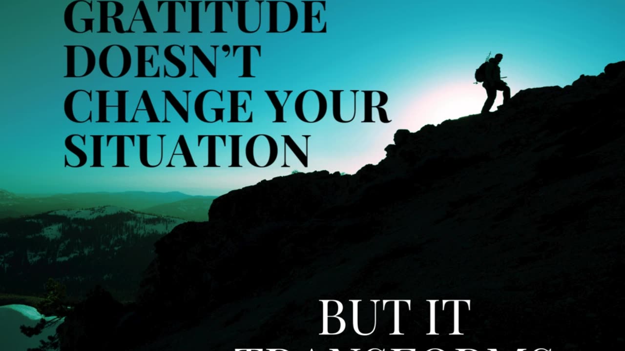 What If Gratitude Isn’t for the Outcome—But for the Outlook?