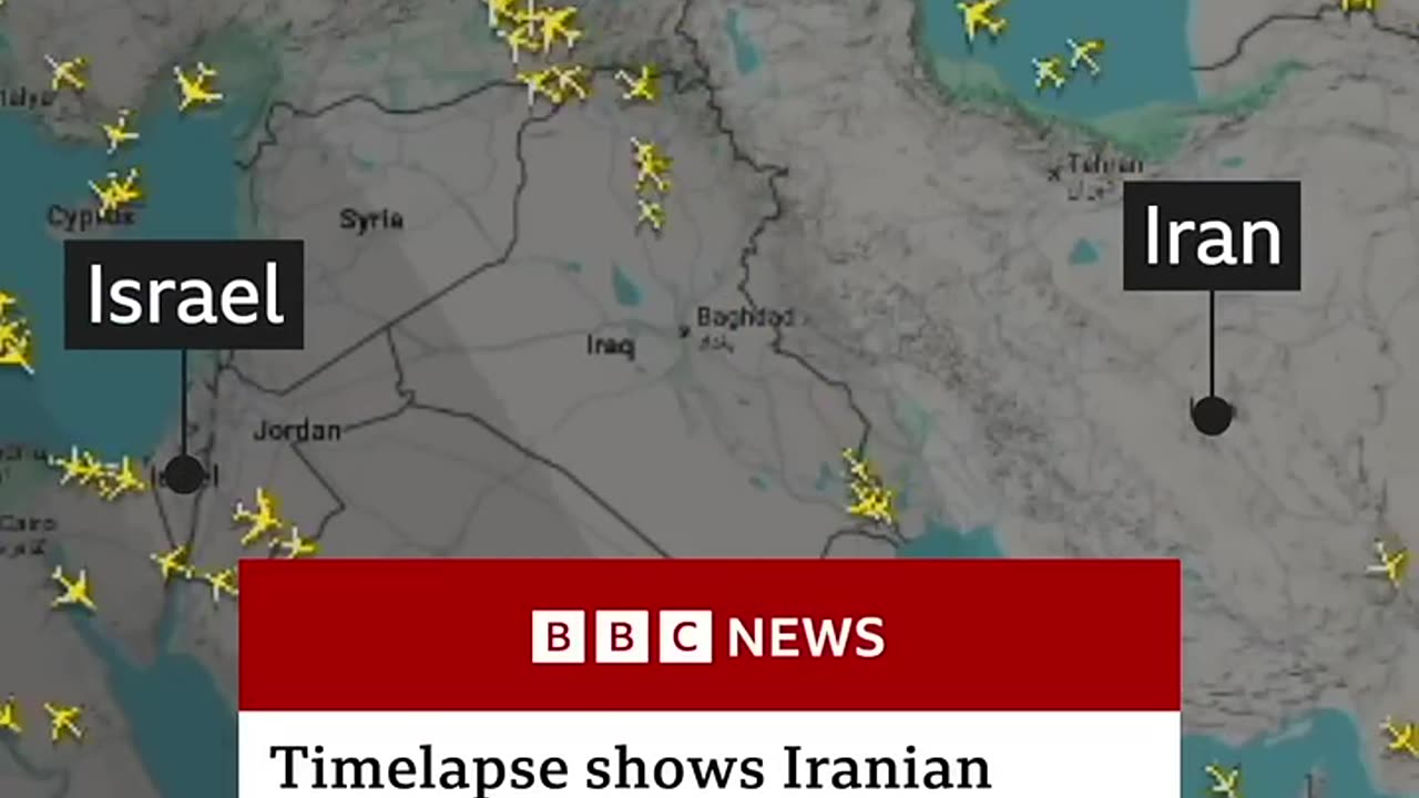 How Iran s airspace closed after Israel attacks. #Israel #Iran