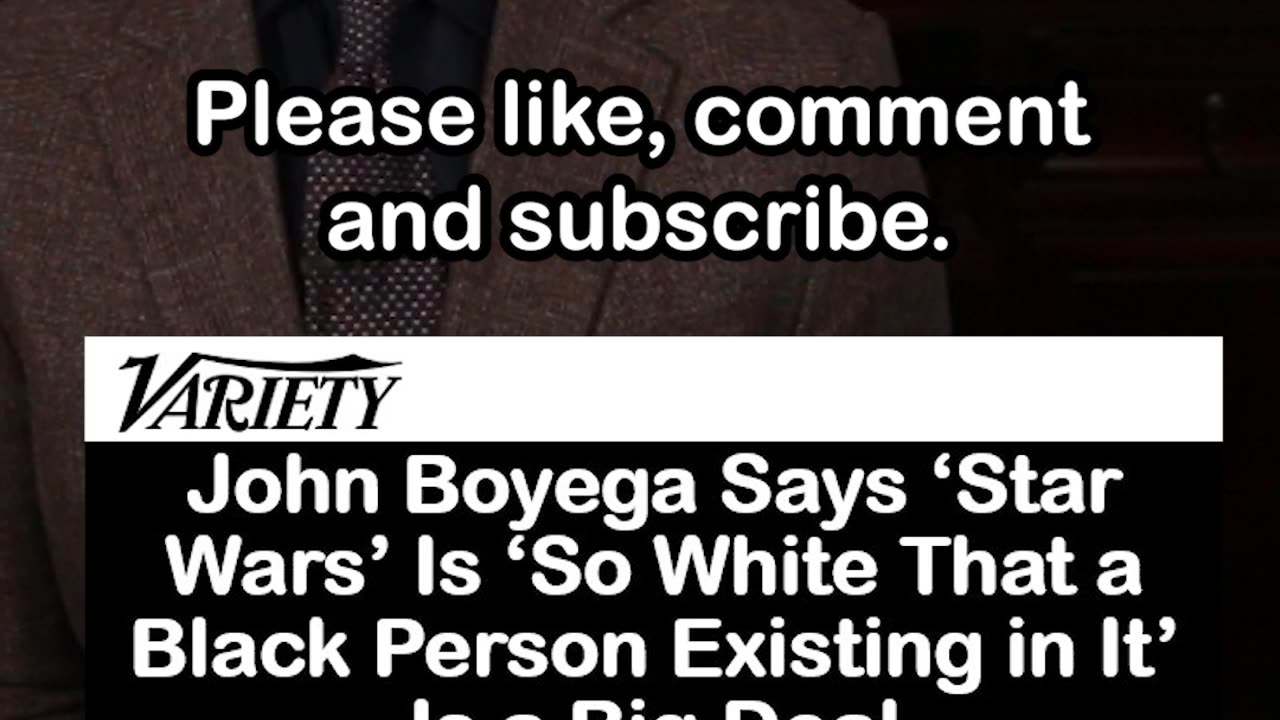Actor Says Star Wars Is ‘So White That a Black Person Existing in It’ Is Big Deal [John Boyega]