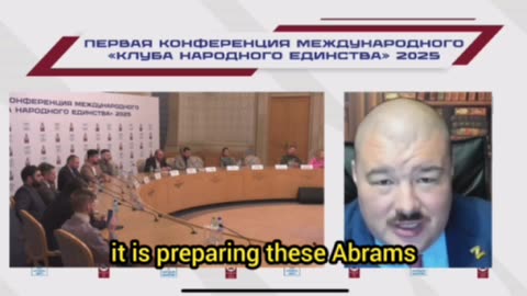 Aussie Cossack Urges Campaign to Stop Aussie Abrams Tank Shipment at Russian Unity Club in Moscow