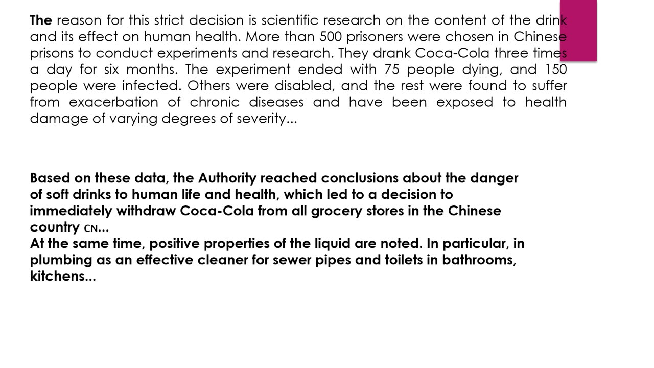 The reason for this strict decision is scientific research