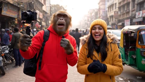 Follow Us for More Adventures with Lalu & Pinky! 🐵❤️🌍 Part 10