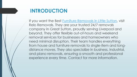 Best Furniture Removals in Little Sutton