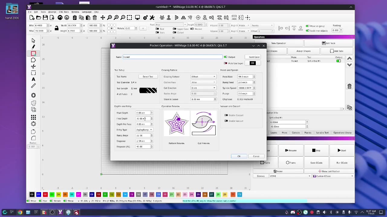 Millmage RC Walkthrough on Arch Linux | First Look by a CNC Maker