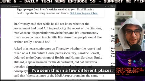 white house health report included fake AI citations