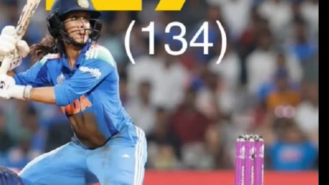 #India women team qualified for the final of ICc women's World cup 25.Beat Australia by 5 wkts