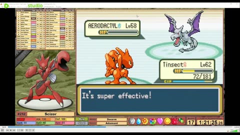 Scizor VS Heracross Solo Challenge - Pokémon FireRed