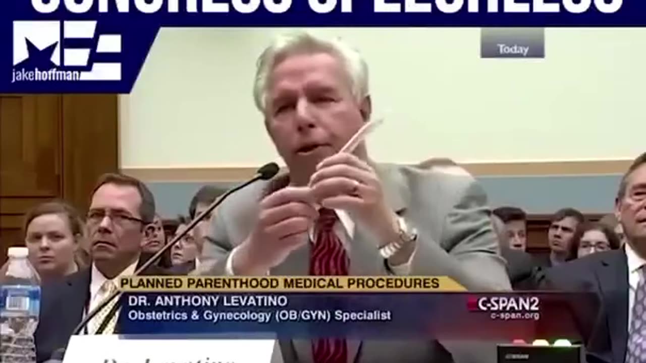 ABORTION DOCTOR LEAVES *CONGRESS SPEECHLESS!