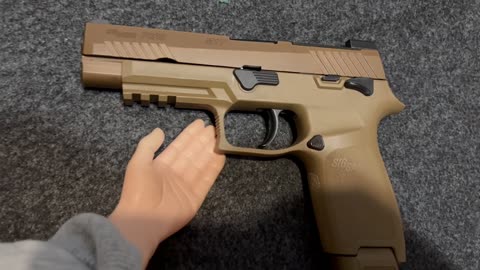 Sunday touch around 151: SPH touches its Sig Sauer M17! #2A #tinyhands
