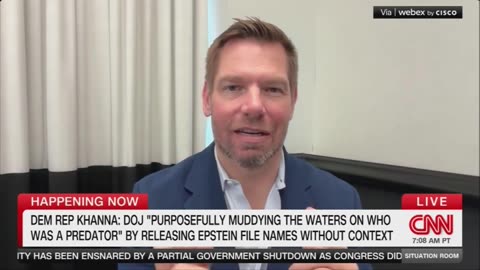 A CNN anchor stepped in after Rep. Eric Swalwell used airtime to strongly insinuate Trump’s