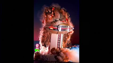 Landmark Hotel and Casino Las Vegas Implosion