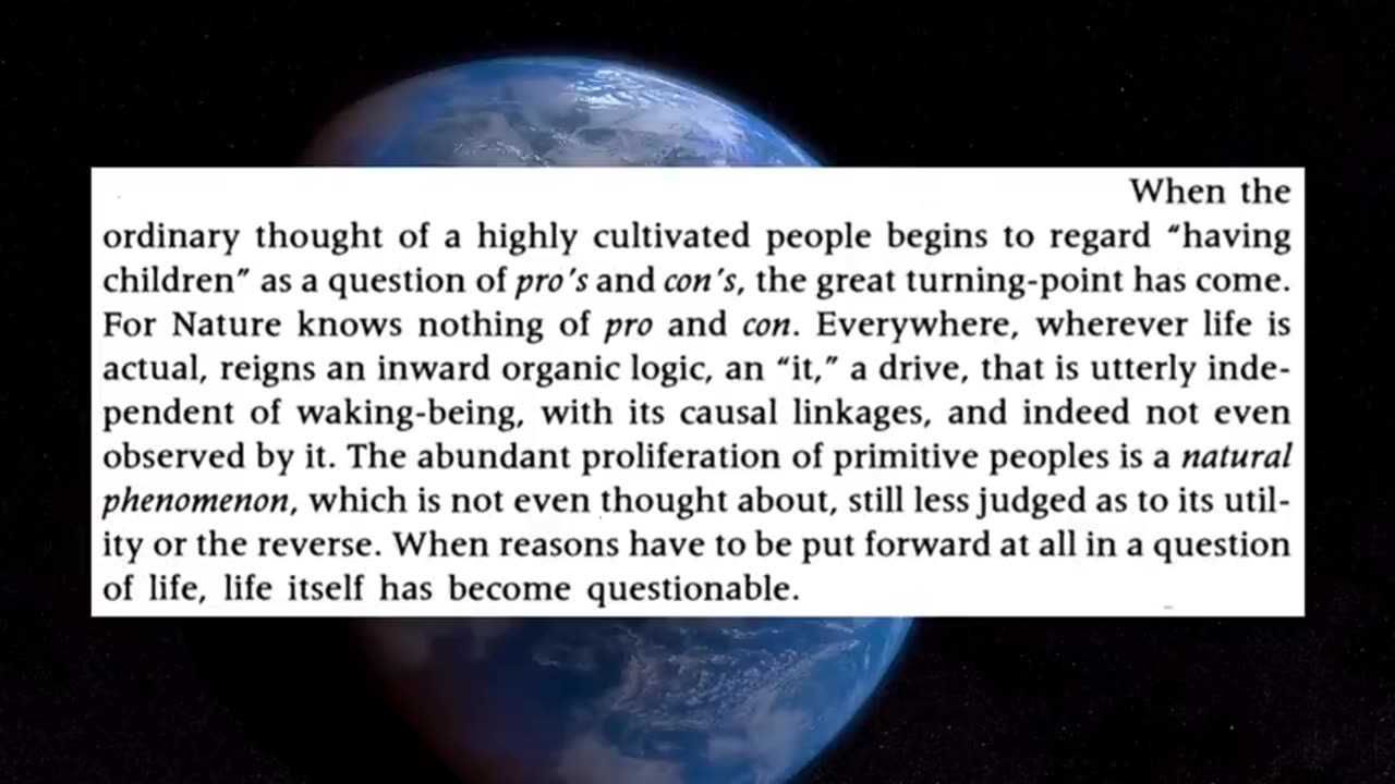 Are We Too Smart to Breed by Way of the World