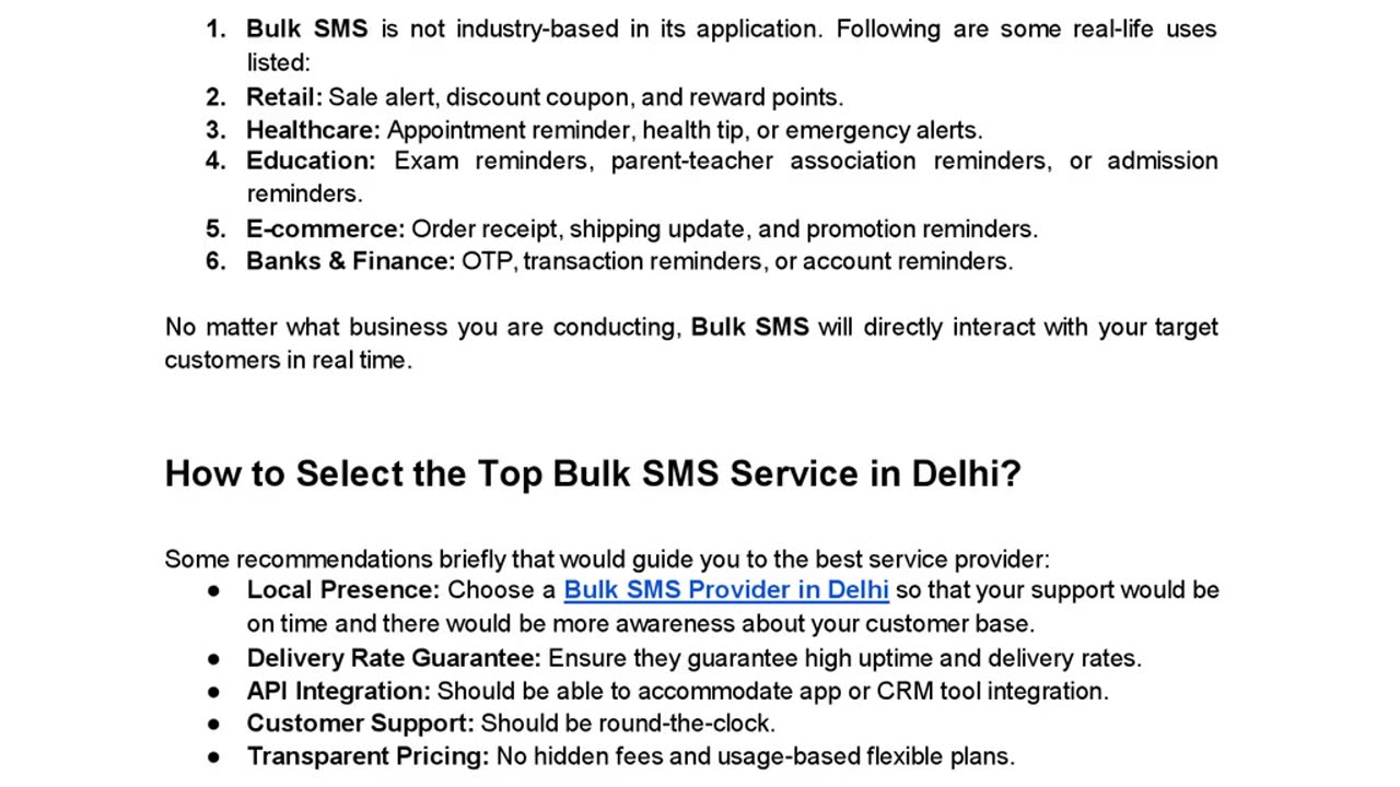 Power Your Marketing with Bulk SMS: The easiest way to Connect with Your Audience