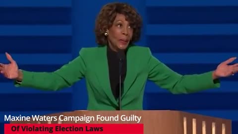 Maxine Waters Fined $68000! | The Corruption Caught Up