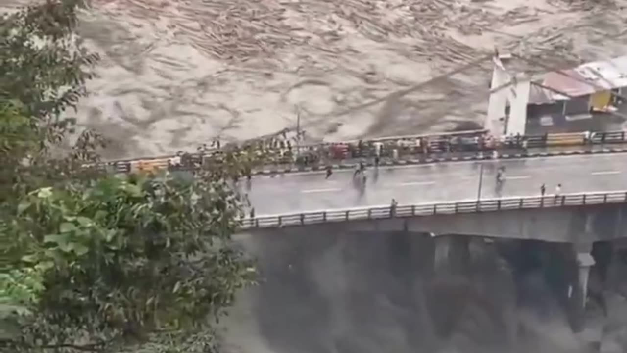 Nature alerte troncs d’arbres flottant en excès dans la rivière Ravi, Himachal Pradesh, Inde #climat
