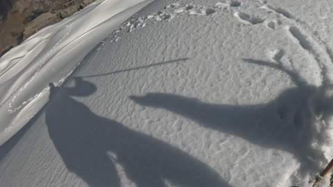 Playing and running through the snow #nevadoampay #andes #mountains