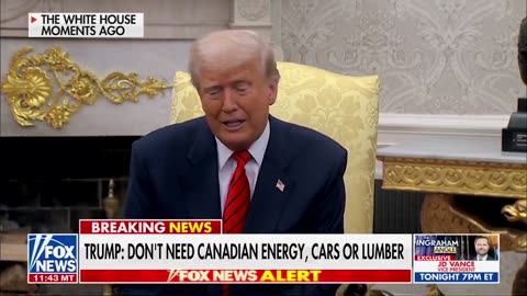 WATCH: Pres. Trump says Canada can keep their national anthem when they