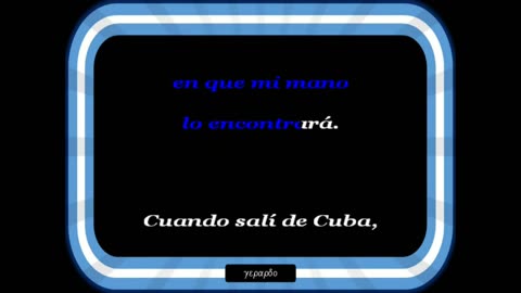 Luis Aguilé - Cuando salí de Cuba - Letra (lyrics).