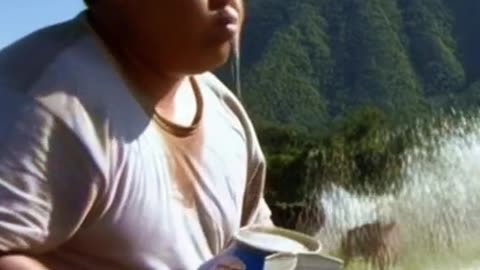 Drinking milk in the Philippines
