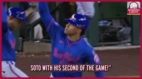 MLB - Juan Soto is heating up at the dish as the @Mets continue to win