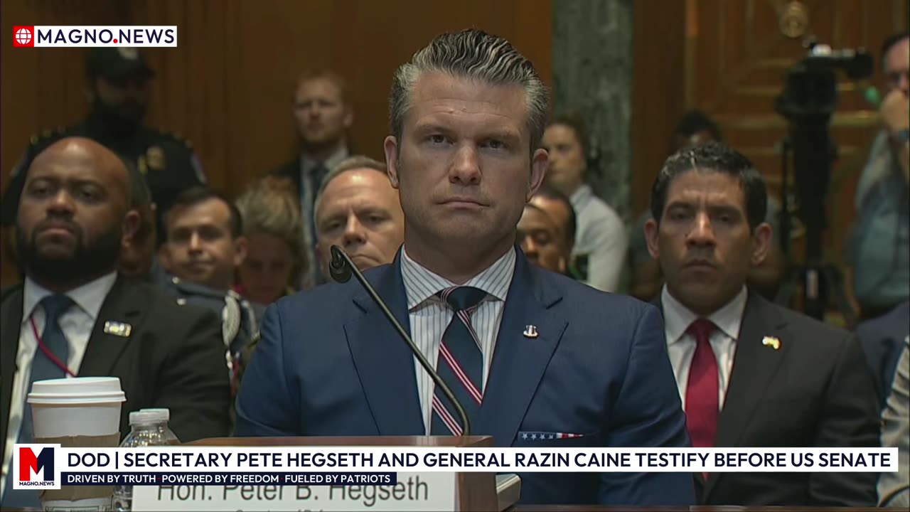 🇺🇸 DOD Secretary Pete Hegseth & General Dan 'Razin' Caine testify before US Senate [LIVE]