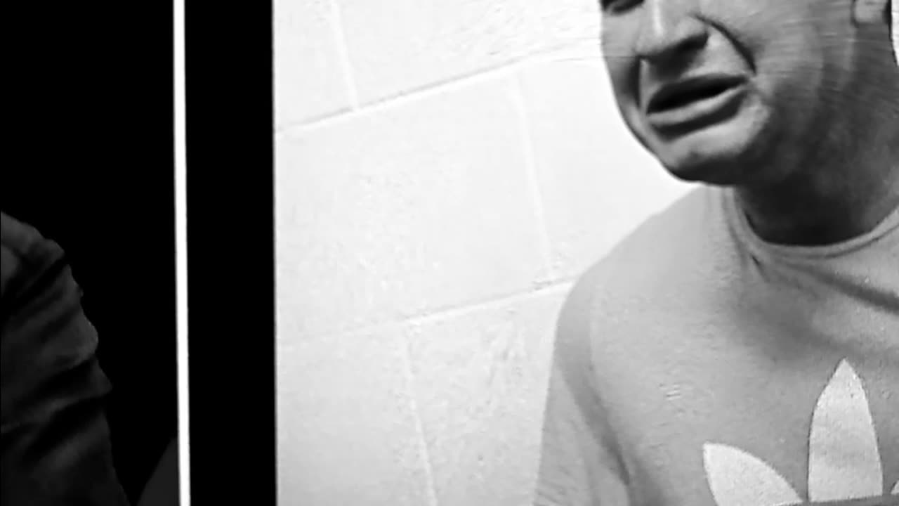 Tough guy criminal isn't smiling anymore