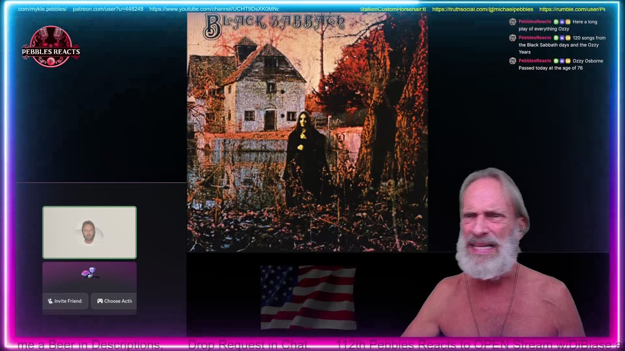 Ozzy Osborne & Black Sabbath Memorial Music Stream