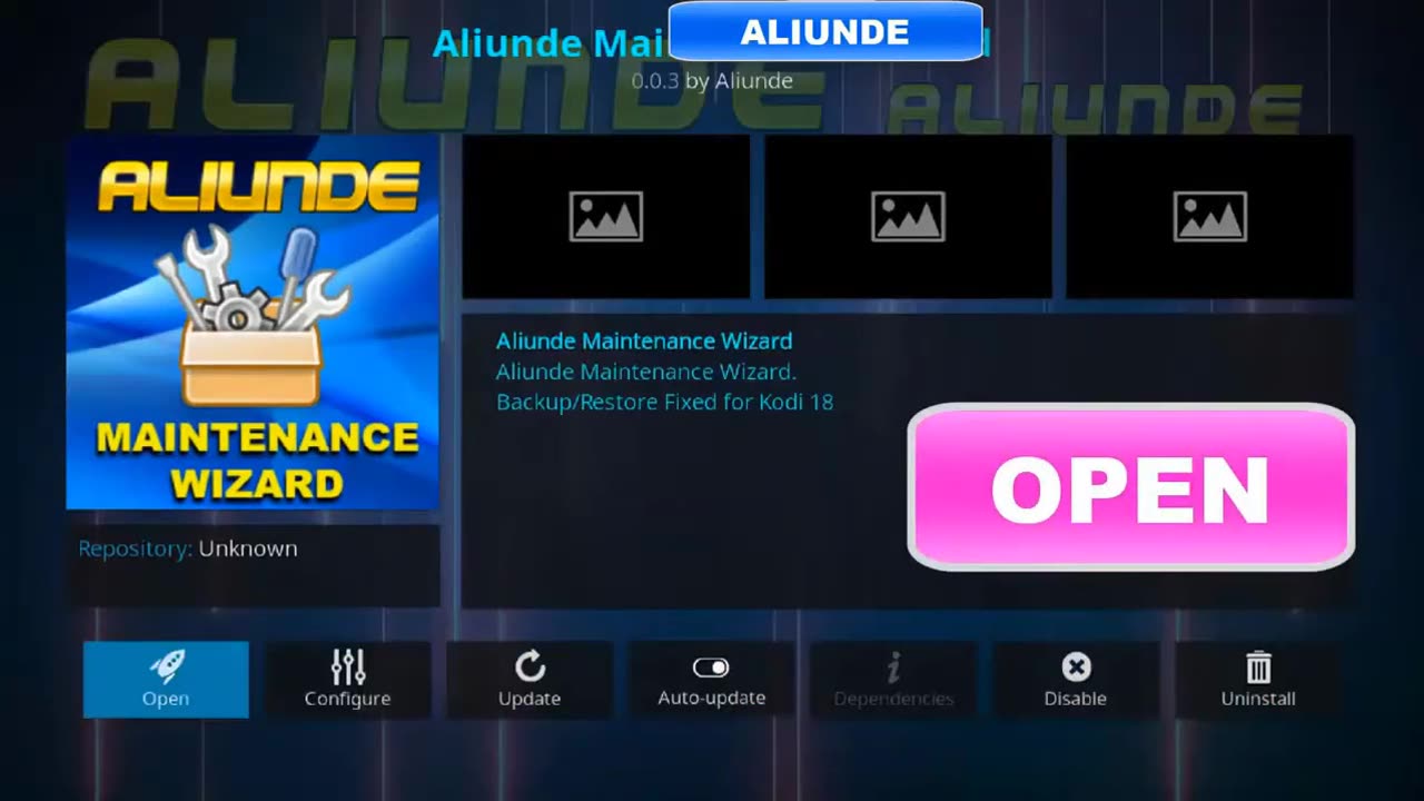 Restore a Kodi Backup