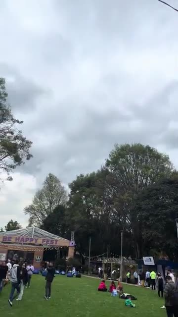 Park In Parque 93 In Bogota, Colombia