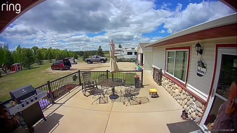 Boat Trailer Rolls Away