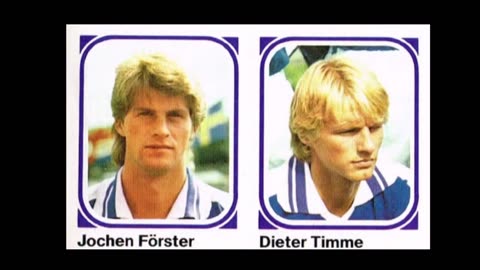 STICKERS PANINI BUNDESLIGA CHAMPIONSHIP 1980 ALL TEAMS
