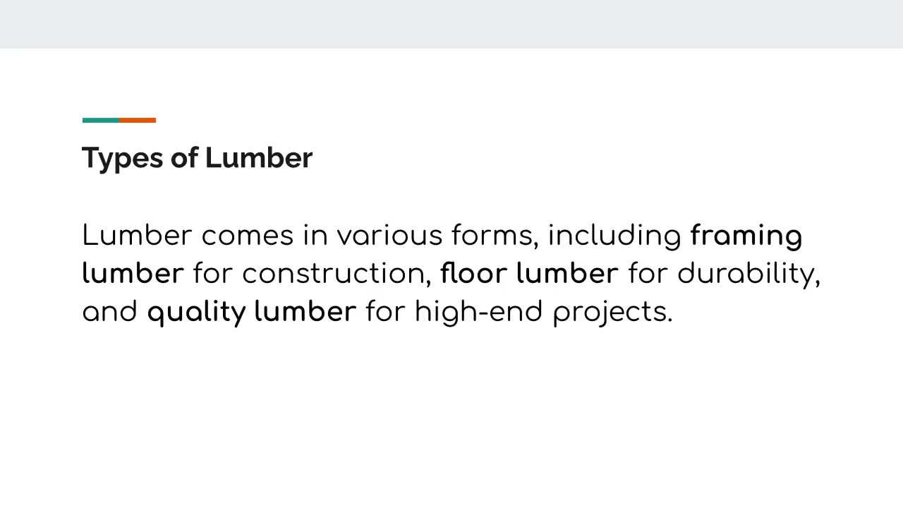 Essential Facts About Lumber – Quality, Strength, and Versatility