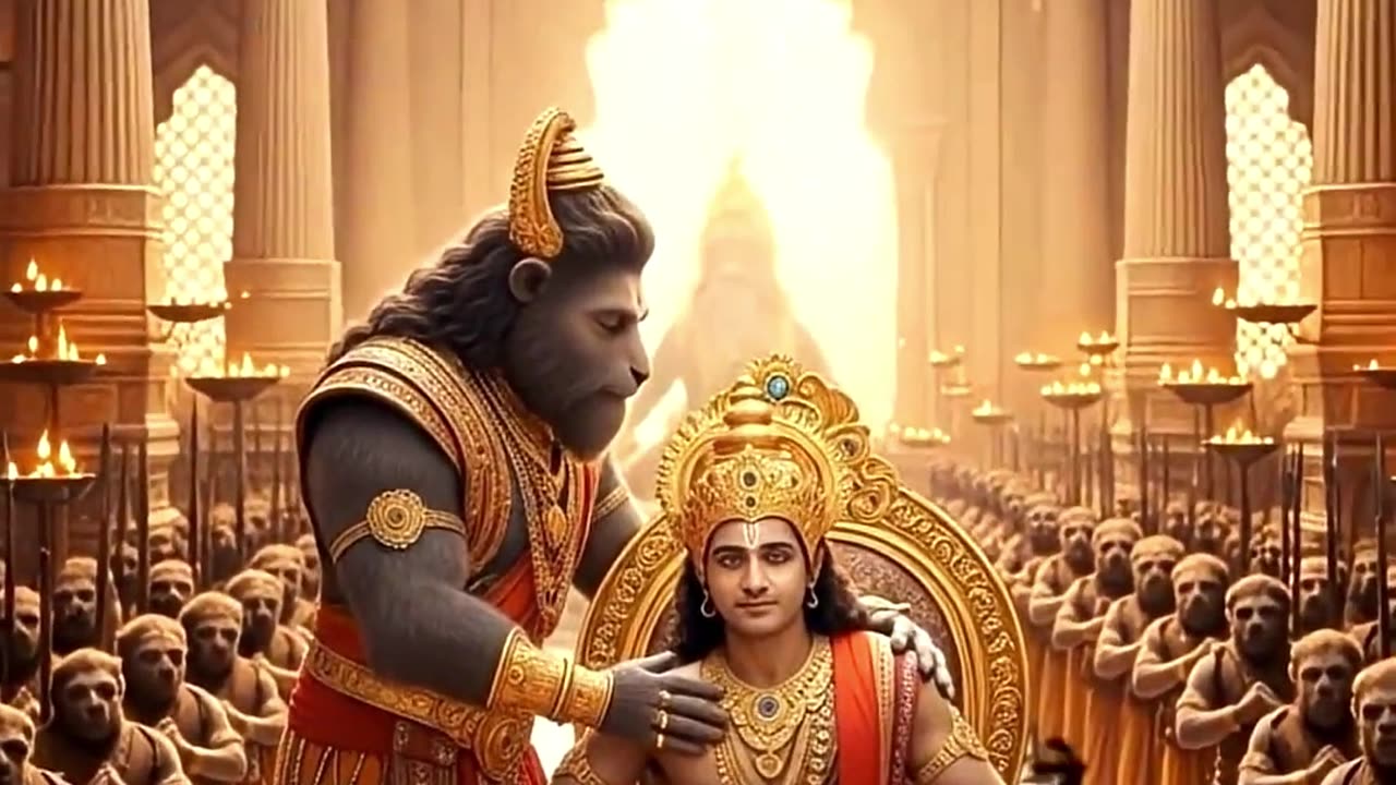 Mysterious birth of Bali and Sugreev 🤔 #hanuman #ram #ramayan