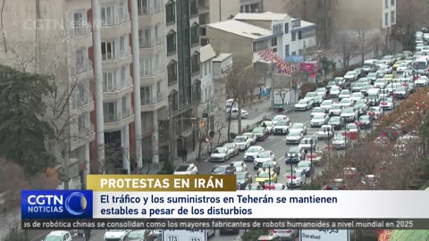 El tráfico y los suministros en Teherán se mantienen estables a pesar de los disturbios