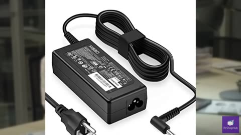Charger Compatible with HP Laptop Computer 65W 45W Smart Blue Tip Power Adapter