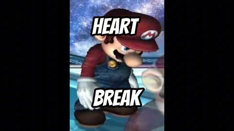 Heart Break #heartbreak #meme #funny #comedy #mario #game #games #gamer #gaming