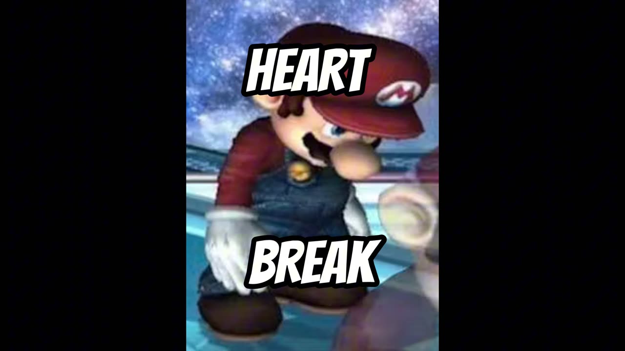 Heart Break #heartbreak #meme #funny #comedy #mario #game #games #gamer #gaming