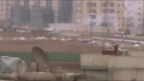Homs syria war 1x BMP-1 hit by RPG 2011.11.18