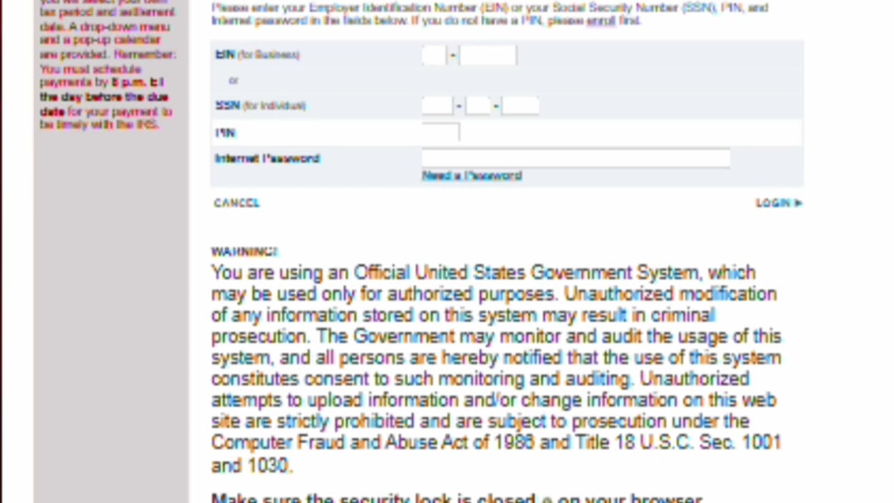 PART 2: Pay business taxes to the IRS using EFTPS